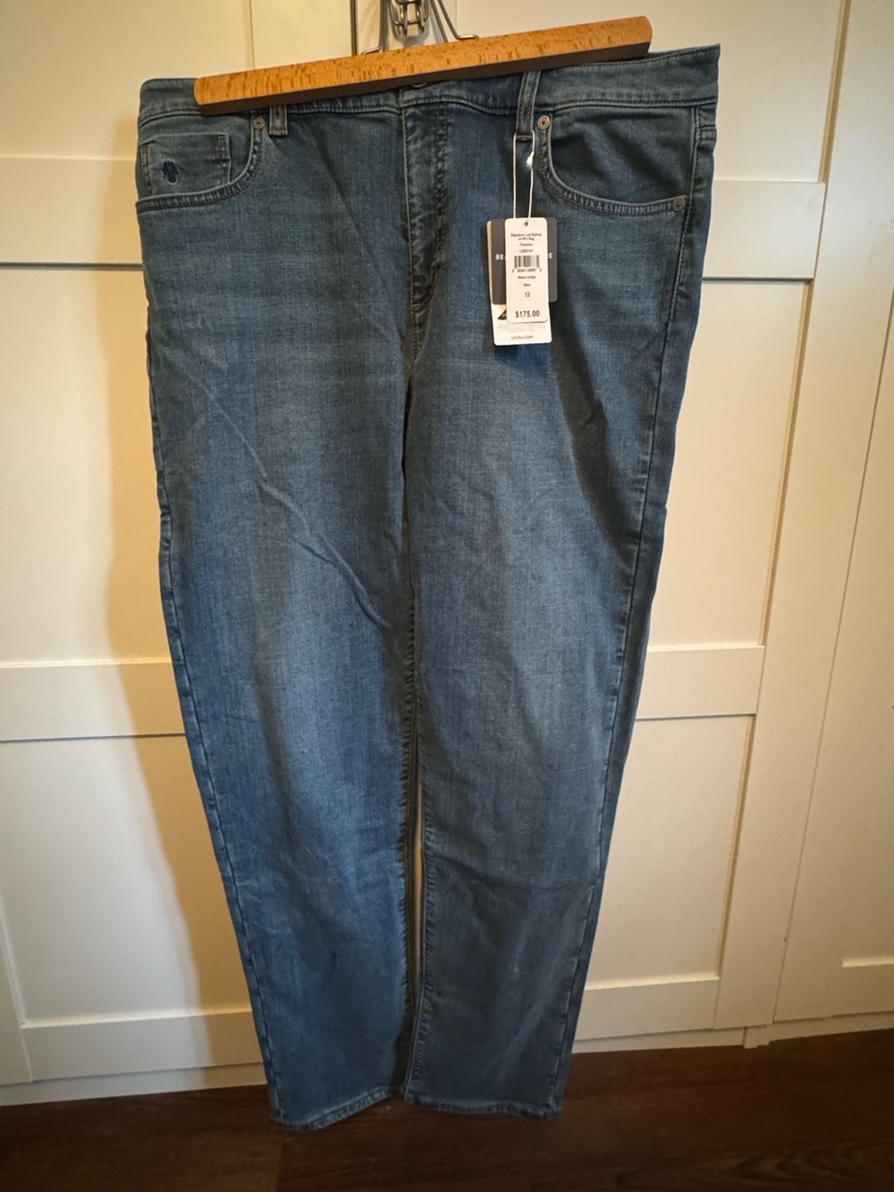 NWT LL Bean Signature Lined Boyfriend Jeans - Picture 6 of 8